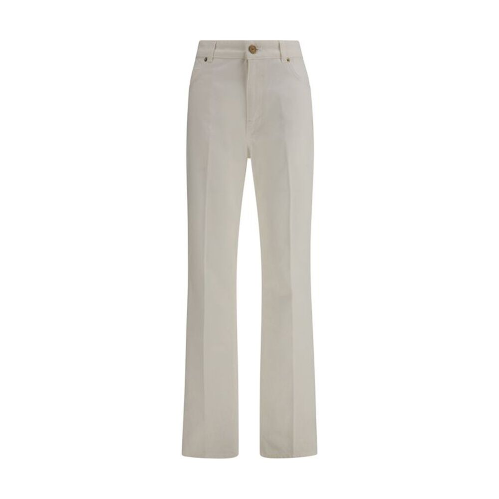 Balmain Women Straight-Leg Denim Jeans